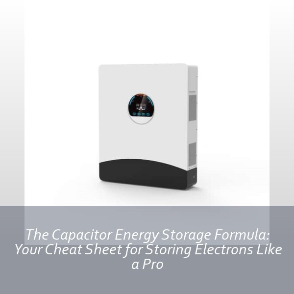 The Capacitor Energy Storage Formula: Your Cheat Sheet for Storing Electrons Like a Pro
